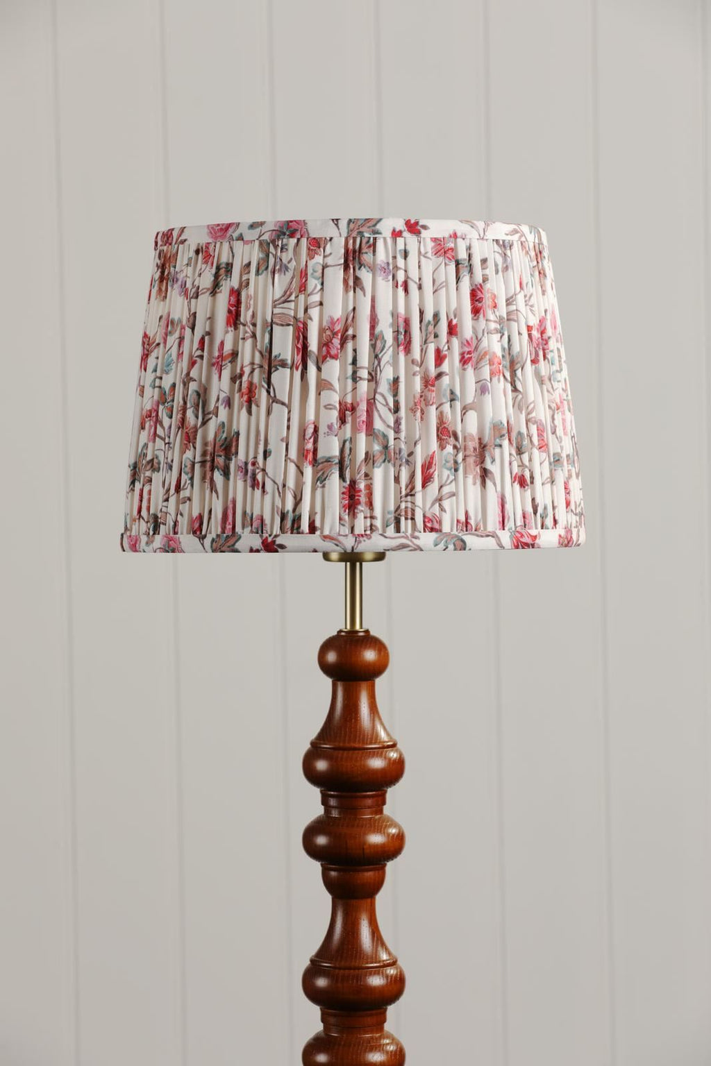 Laura Ashley Lingmell Trail Cream Cotton Tapered Drum Shade 30cm/12 inch LA3756740-Q