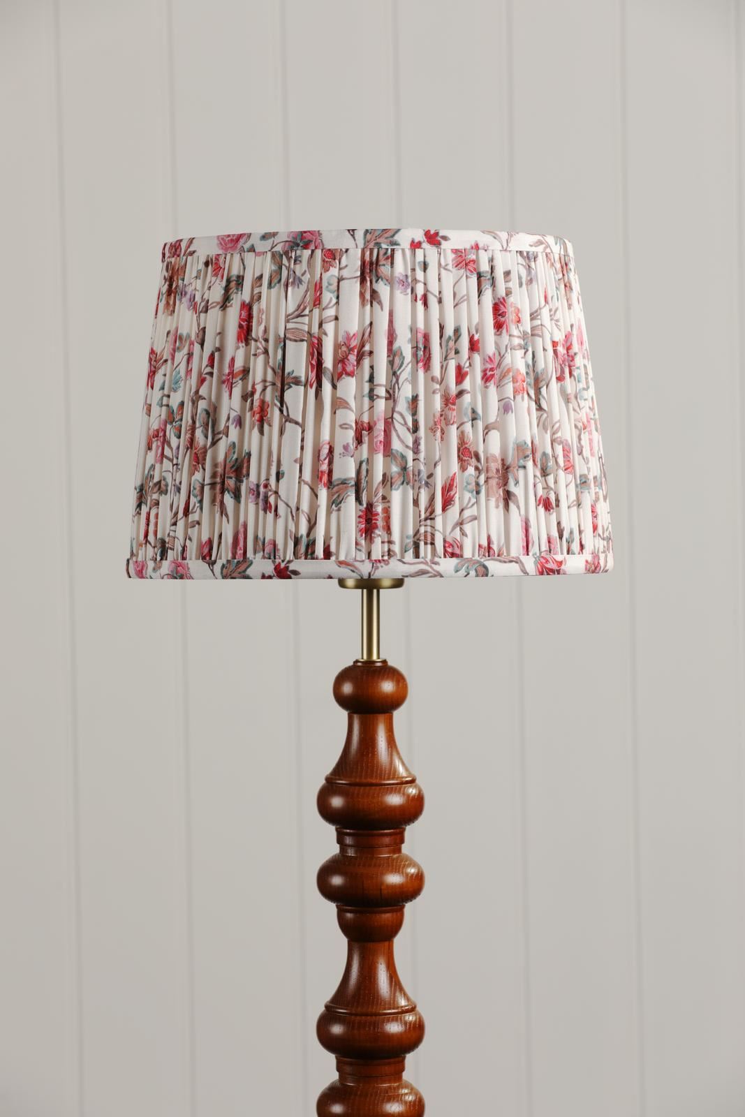 Laura Ashley Lingmell Trail Cream Cotton Tapered Drum Shade 30cm/12 inch LA3756740-Q