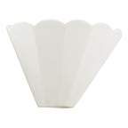 Laura Ashley Scallop Wall Washer White Ceramic LA3756707-Q