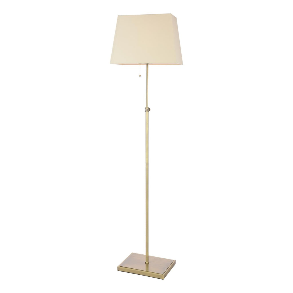 Laura Ashley Bartley Floor Lamp Antique Brass With Shade LA3756684-Q