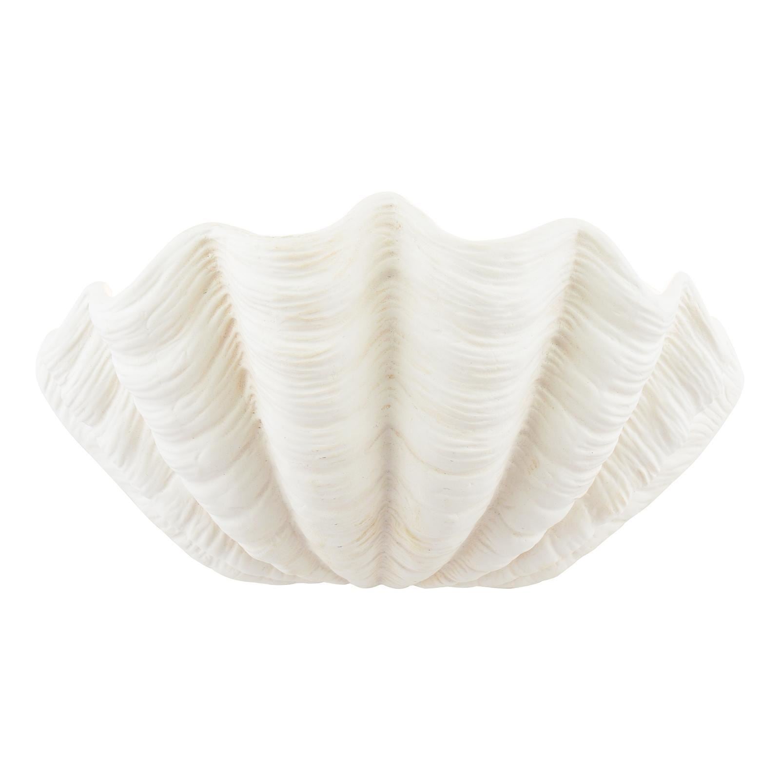 Laura Ashley Shell Wall Washer White Ceramic LA3756703-Q