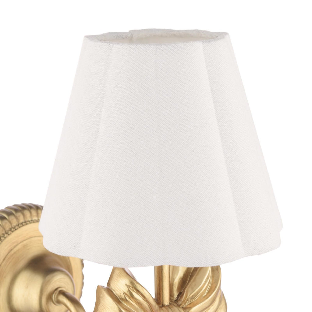 Laura Ashley Larkfield Wall Light Antique Gold With Shade LA3756698-Q