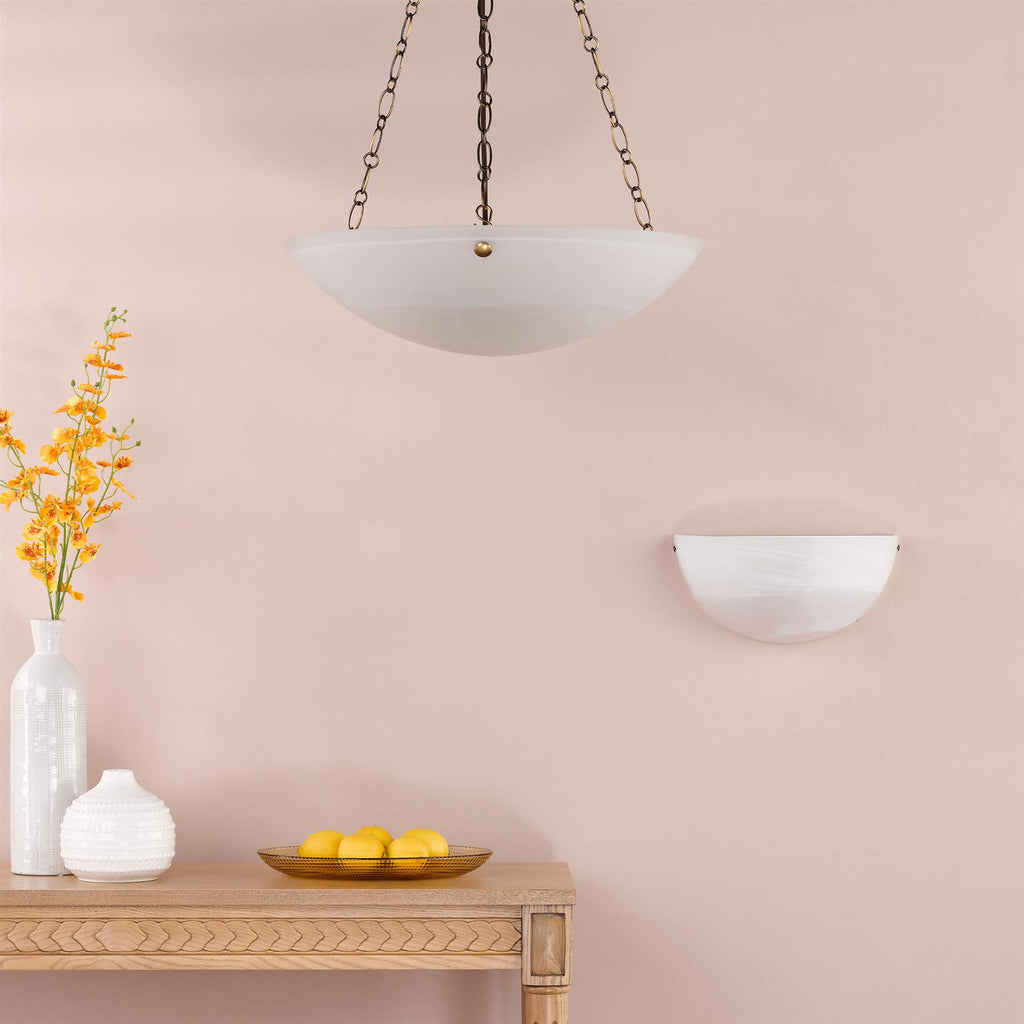Keita Wall Light In Bronze Finish With Glass KEI0763