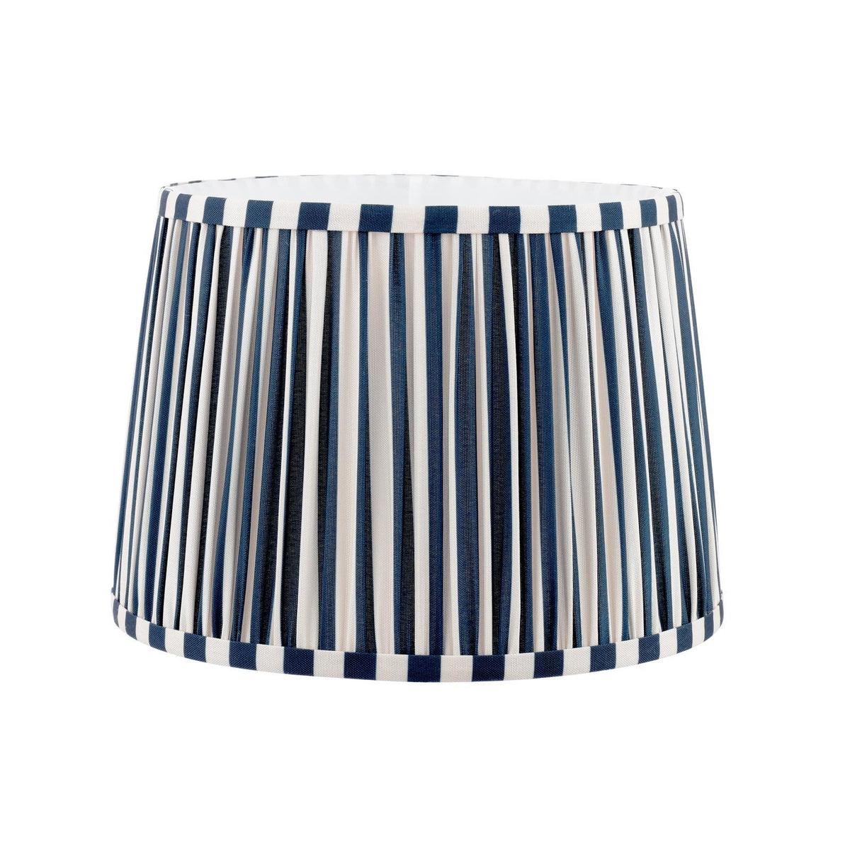 Laura Ashley Denwick Blue Cotton Tapered Drum Shade 30cm/12 inch LA3756736-Q