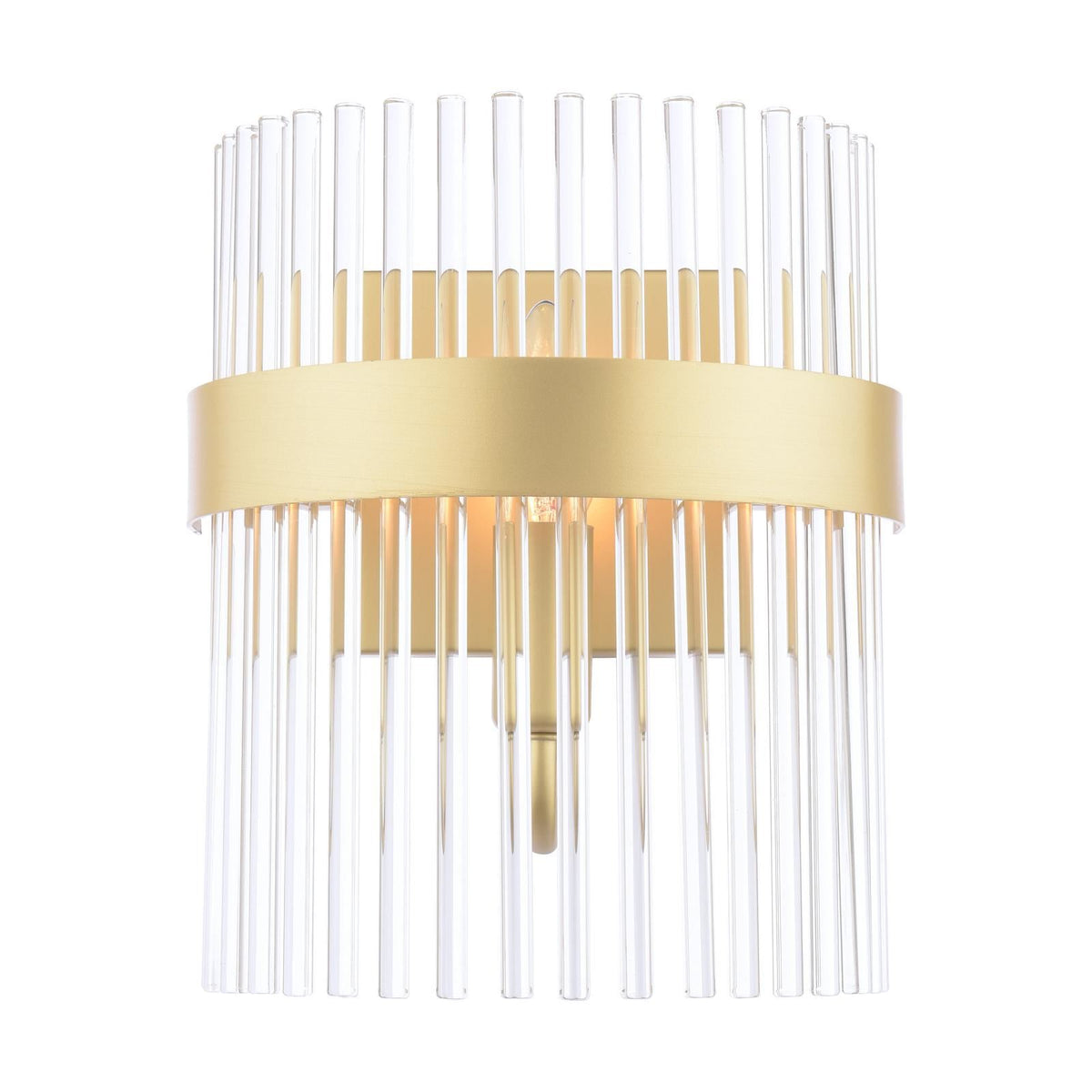 Laura Ashley Alexa Wall Light Glass and Matt Antique Brass LA3756656-Q