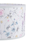 Laura Ashley Wild Meadow Multi Blue Cotton Drum Shade 38cm LA3756682-Q