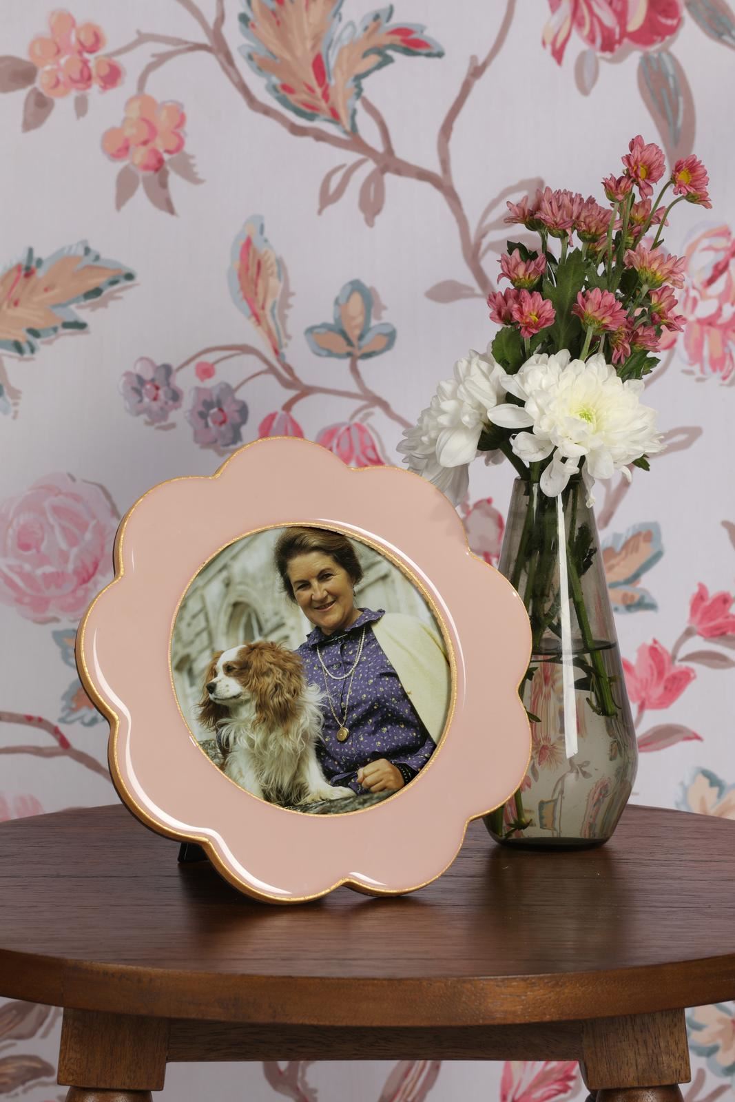 Laura Ashley Cordwell Photo Frame Pink 5" x 5" LA3756760-Q