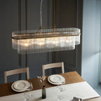 Marietta 4lt Ceiling Pendant Light In Antique Brass With Clear Glass 112573