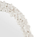 Laura Ashley Romsey Mirror Matt White 65cm LA3756770-Q