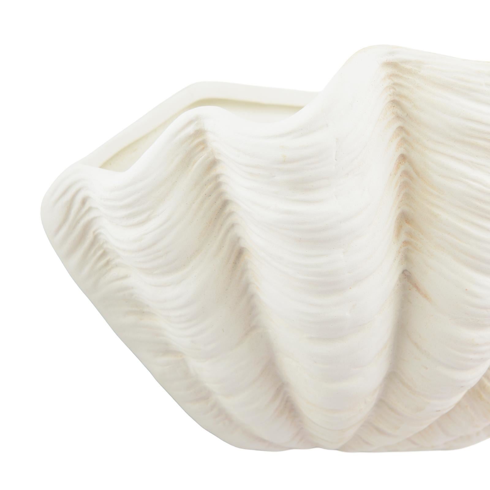 Laura Ashley Shell Wall Washer White Ceramic LA3756703-Q