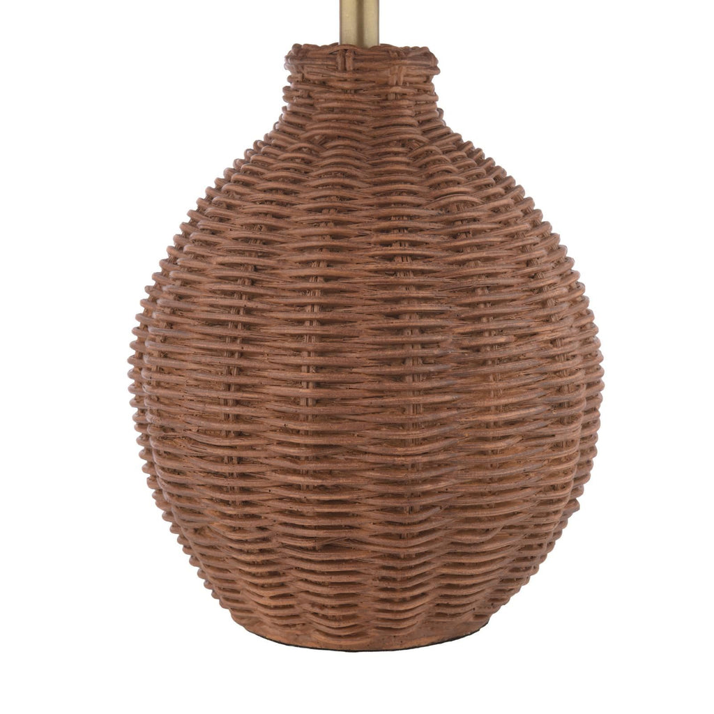 Laura Ashley Fernhill Table Lamp Antique Brown With Shade LA3756662-Q