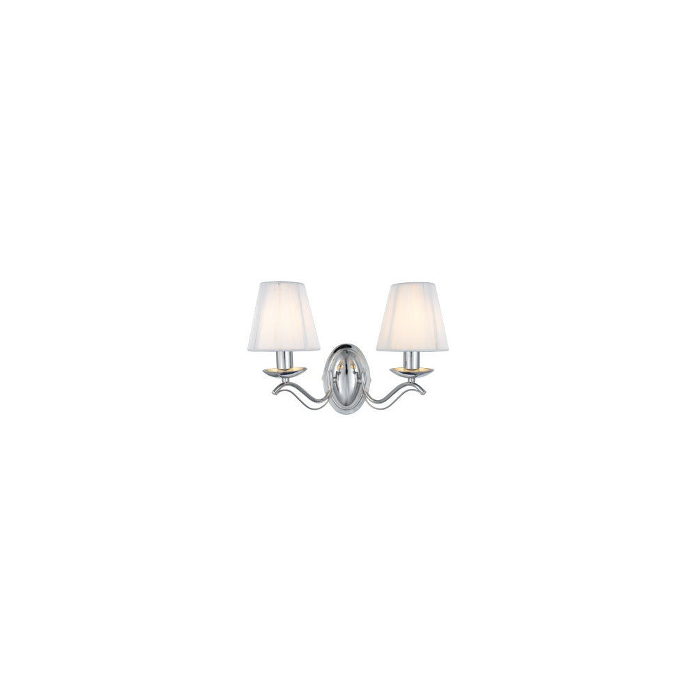 9822-2CC Andretti Traditional Chrome Double Wall Light