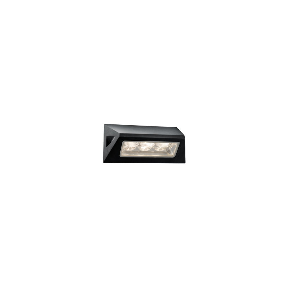 5513BK Black LED Outdoor Wall Downlight Light, IP44