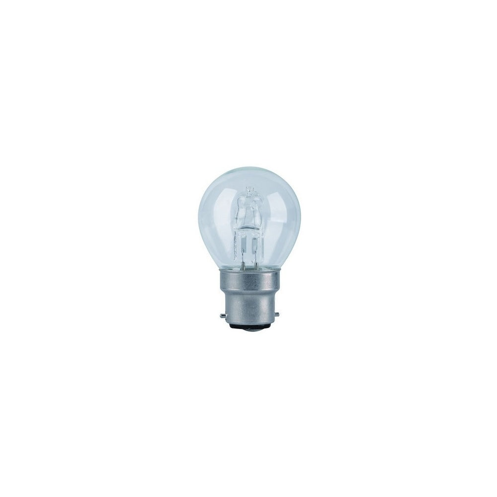 28 Watt BC(B22) Halogen Saver Clear Golfball Lamp 10 Pack