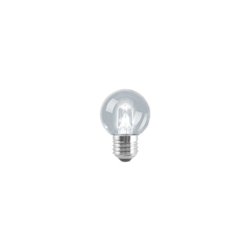28 Watt ES(E27) Halogen Saver Clear Golfball Lamp 10 Pack