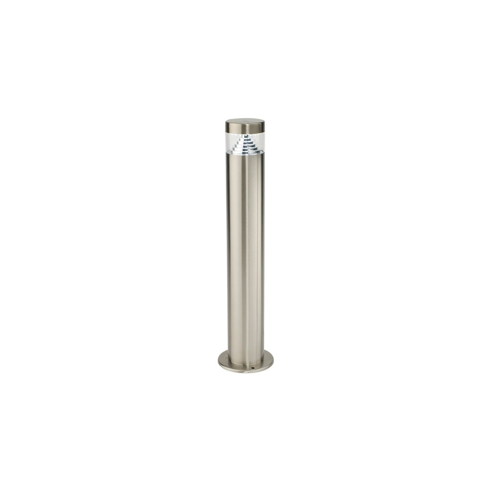 13929 Pyramid LED Exterior Brushed Steel Lamp Post