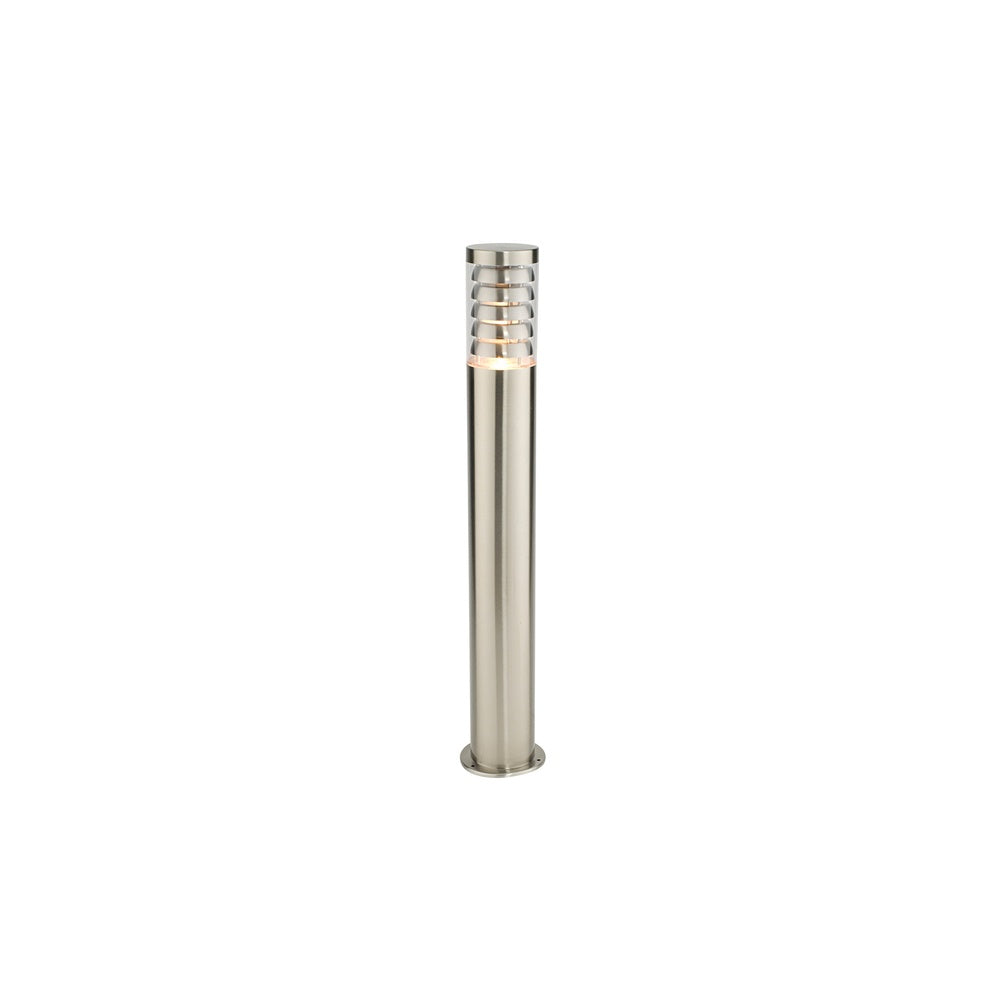 13923 Tango 1 Light Exterior Brushed Steel Bollard