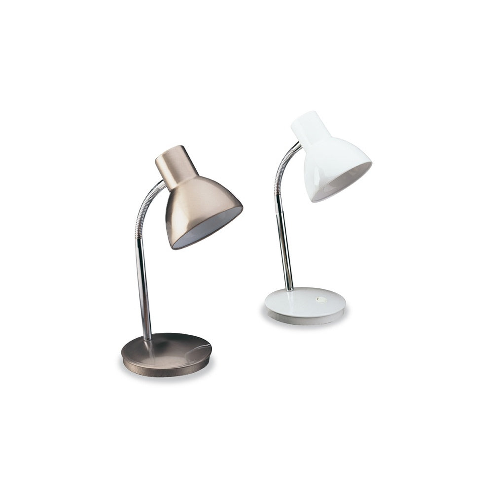 Harvard Brushed Steel Adjustable Desk Lamp 2163BS