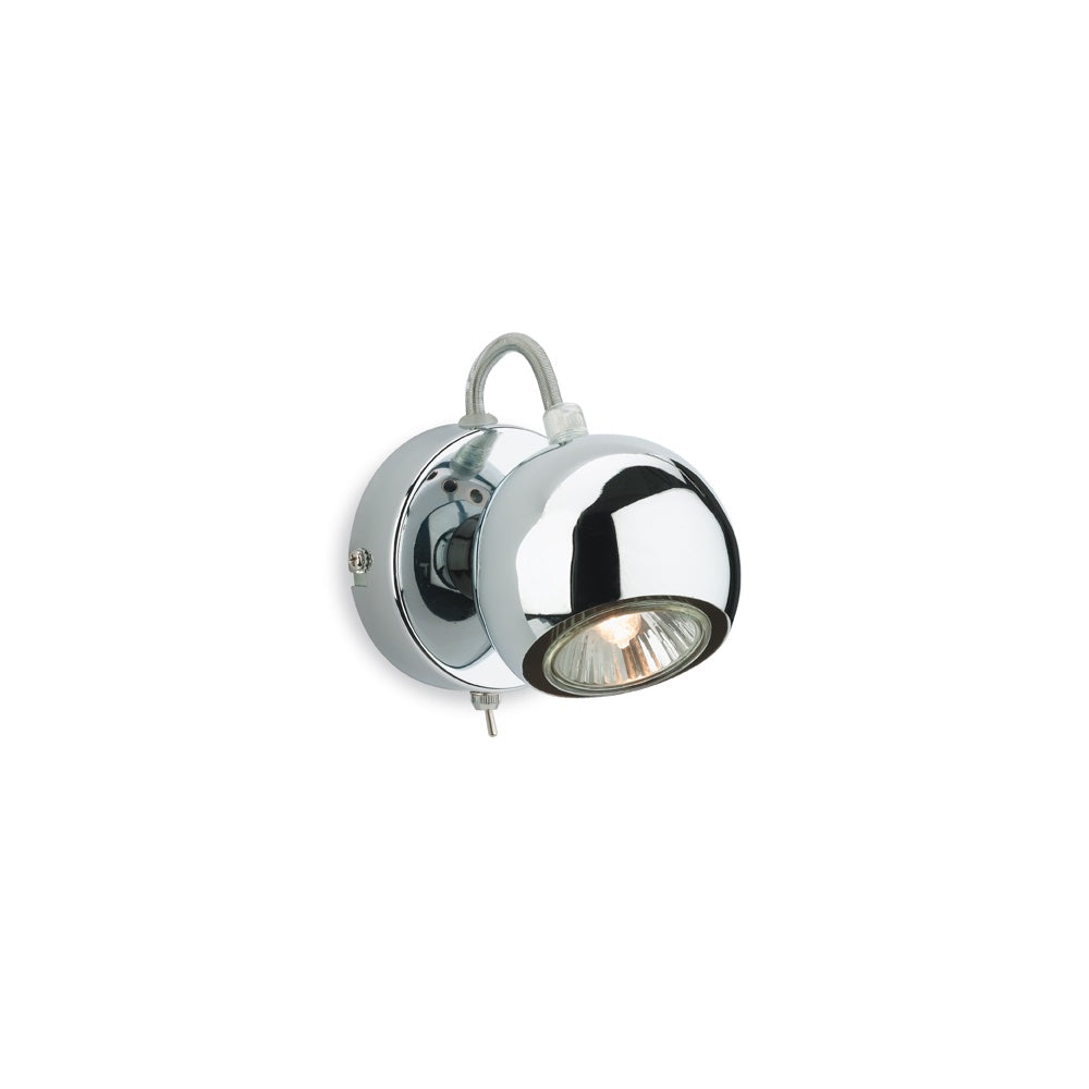 Magnetic Modern Chrome Single Spotlight - 3350CH