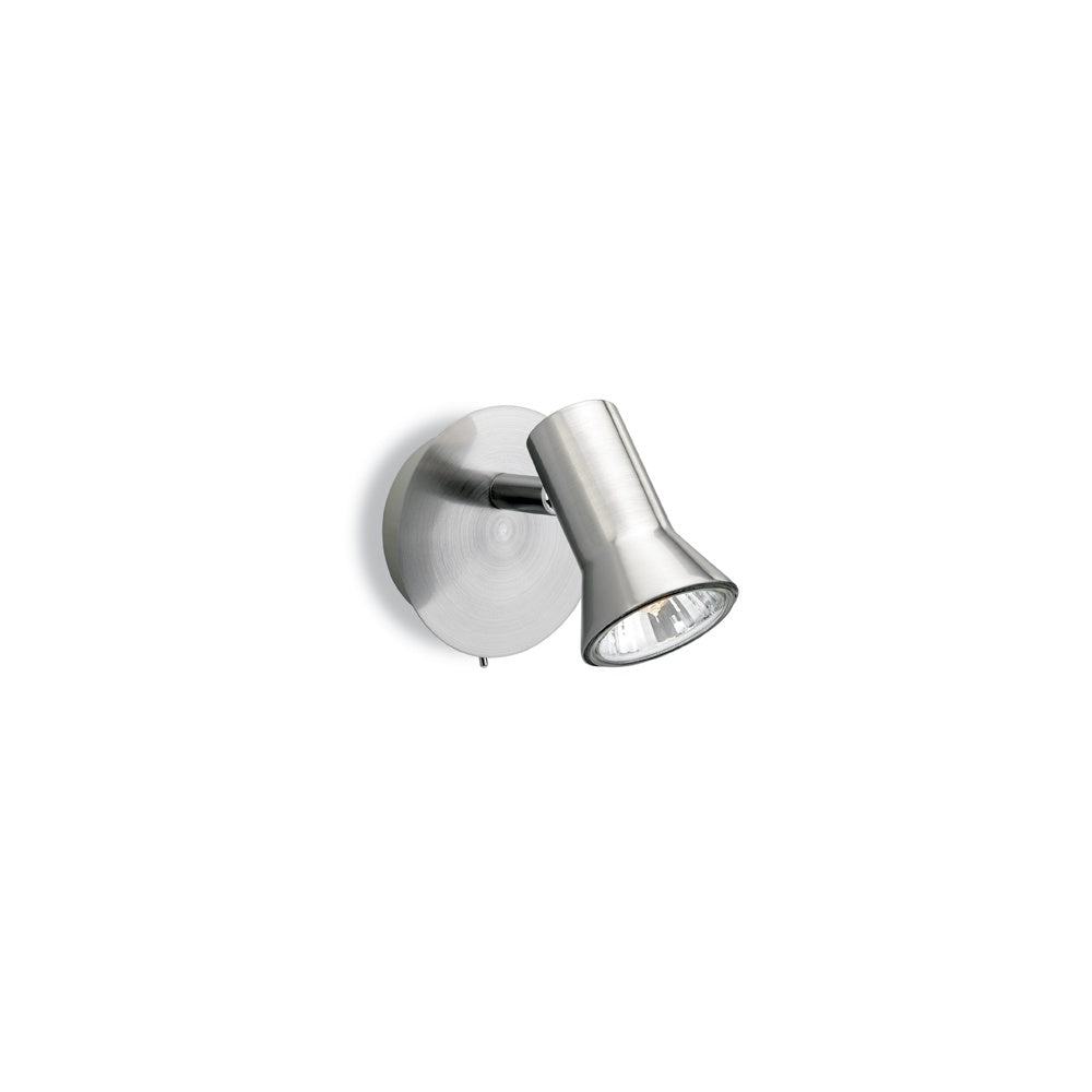 Magnum Brushed Steel Single Spotlight - 6090BS