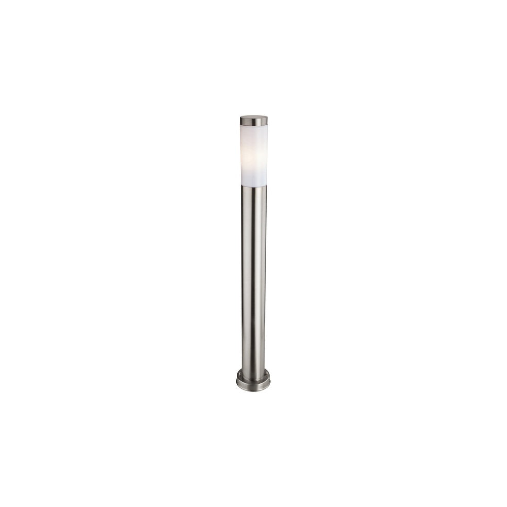 Plaza Modern Exterior Stainless Steel Tall Post Lantern 6407ST
