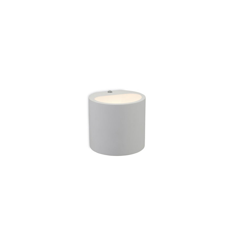 Nina Modern Plaster Wall Light in White Finish 8321