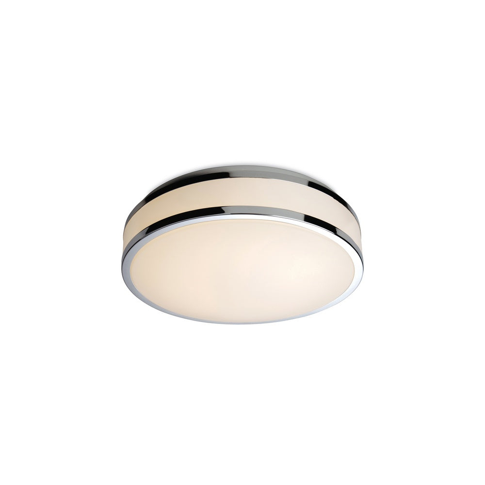 8342CH Atlantis LED Flush Bathroom Ceiling Light with Chrome