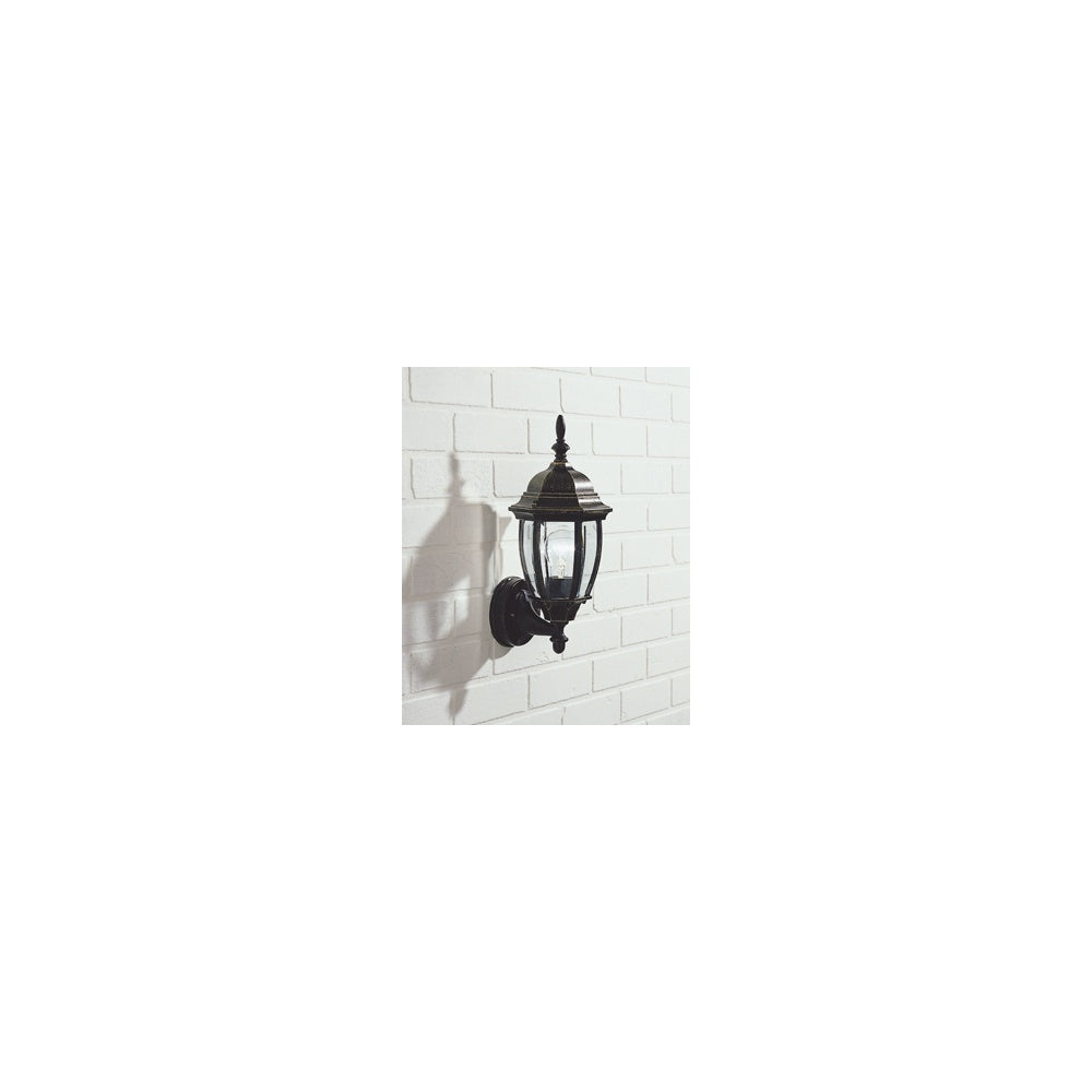 HAM162235 Hambro Black/Gold  Outdoor Wall Bracket