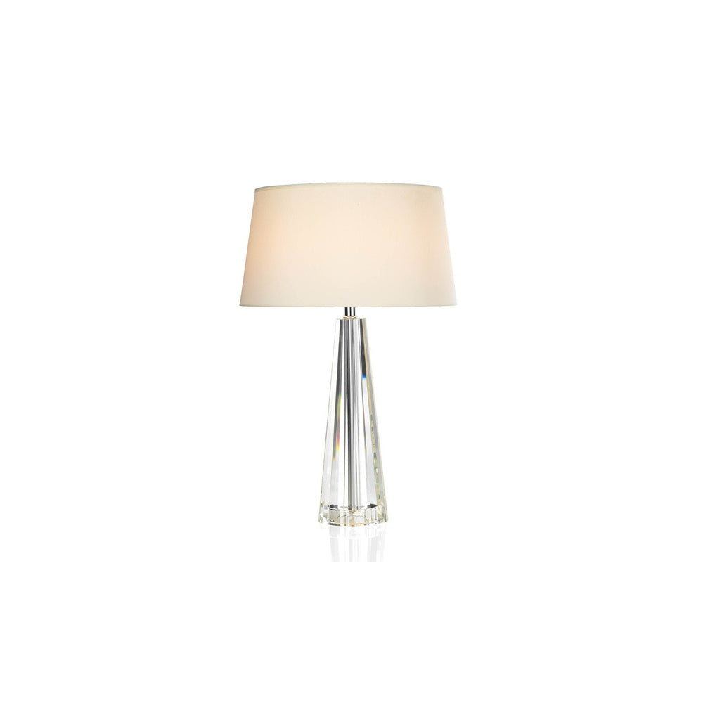 CYP4208 Cyprus Table Lamp With Crystal Base And Shade