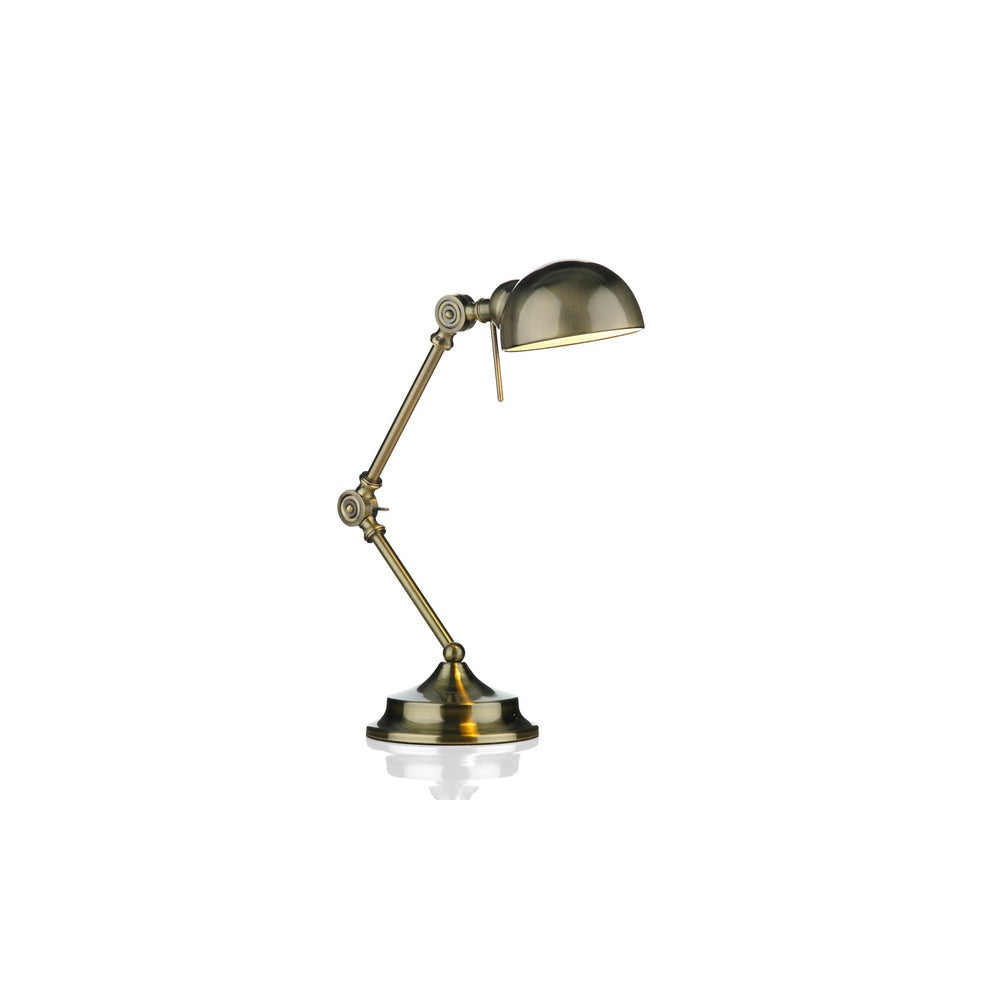 Ranger Adjustable Table Lamp In Antique Brass RAN4075