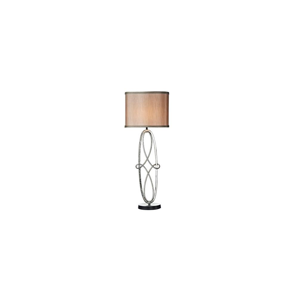FAY4232/X Faye Silver Finish Table Lamp with Shade
