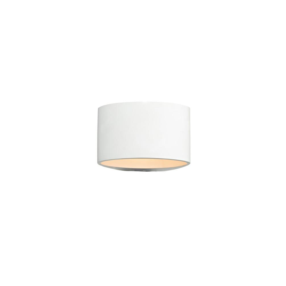 LAR0748 Larsson White Plaster Switched Wall Light