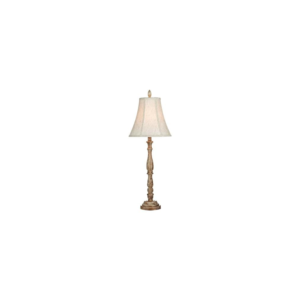 ROG4249/X Rogan Natural Wood Effect Table Lamp with Shade