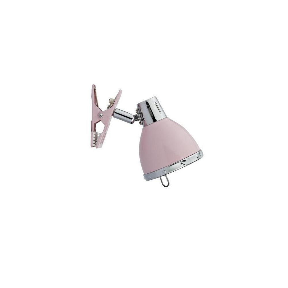 OSA4103 Osaka 1 Light Clip on Table Lamp in Pink