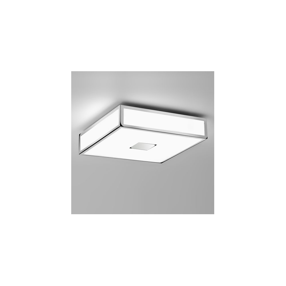 Mashiko Classic 300 Square Bathroom Ceiling Light In Polished Chrome IP44 1121005