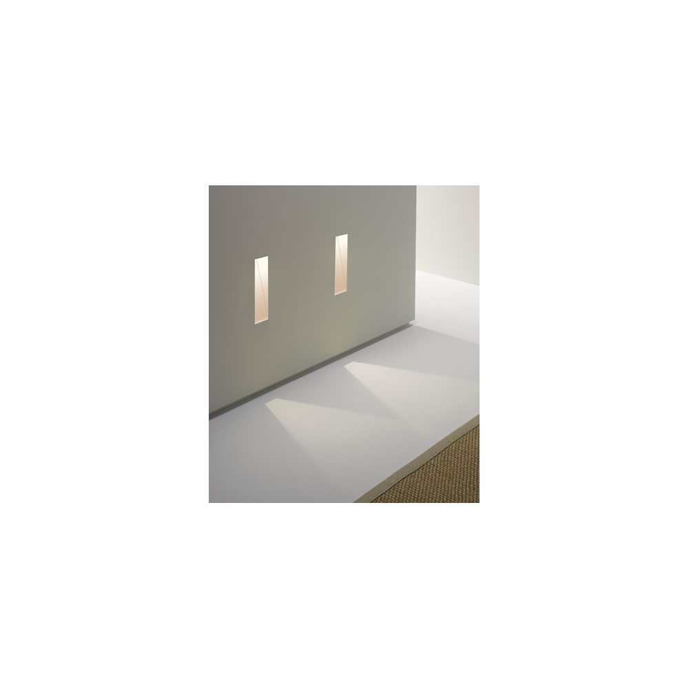 Borgo 35 LED Recessed Wall Light In Matt White Finish 1212007