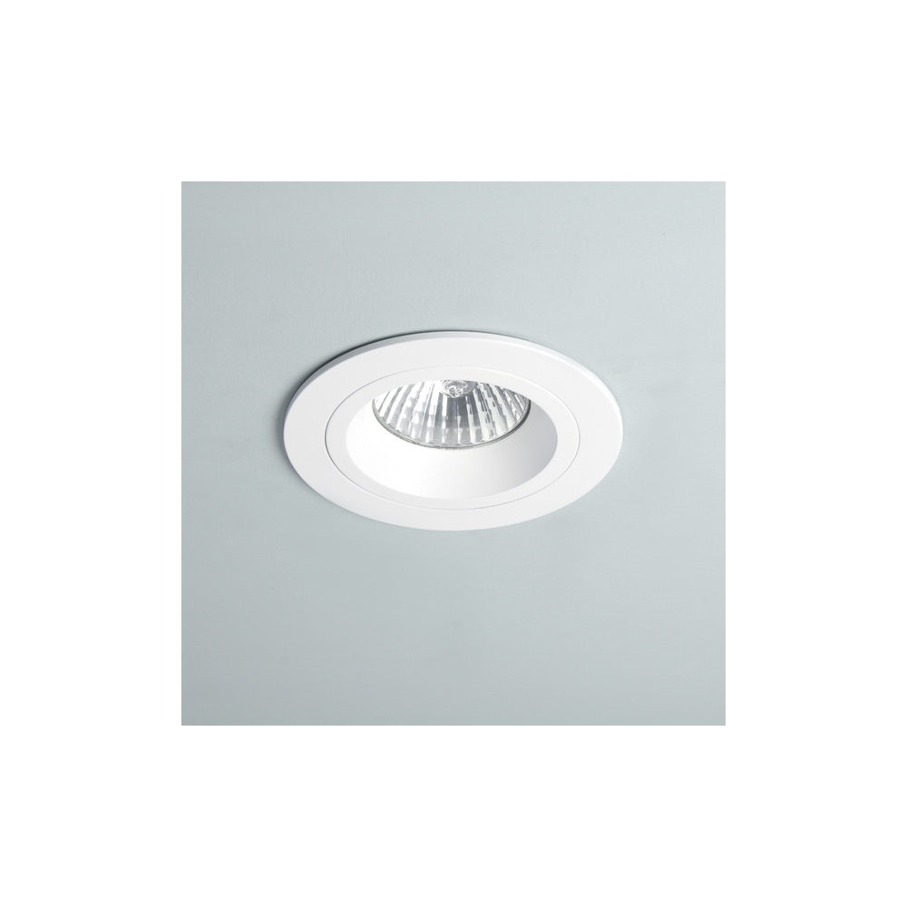 Taro Round Ceiling Downlight Fire Rated In Matt White Finish 1240024