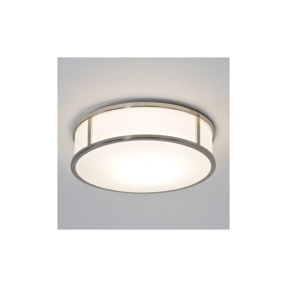 Mashiko 300 Bathroom Flush Ceiling Light Polished Chrome Finish IP44 1121017
