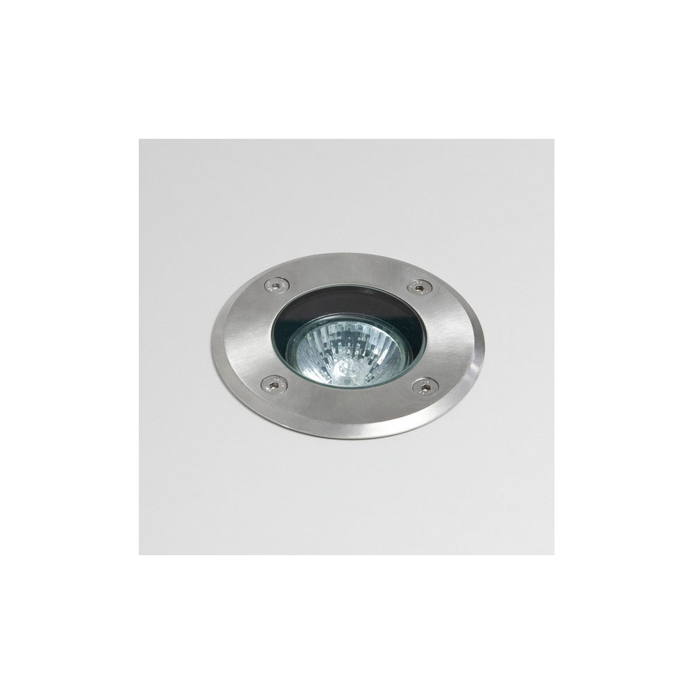 Gramos Round Outdoor Ground Light In Stainless Steel Finish IP651312001