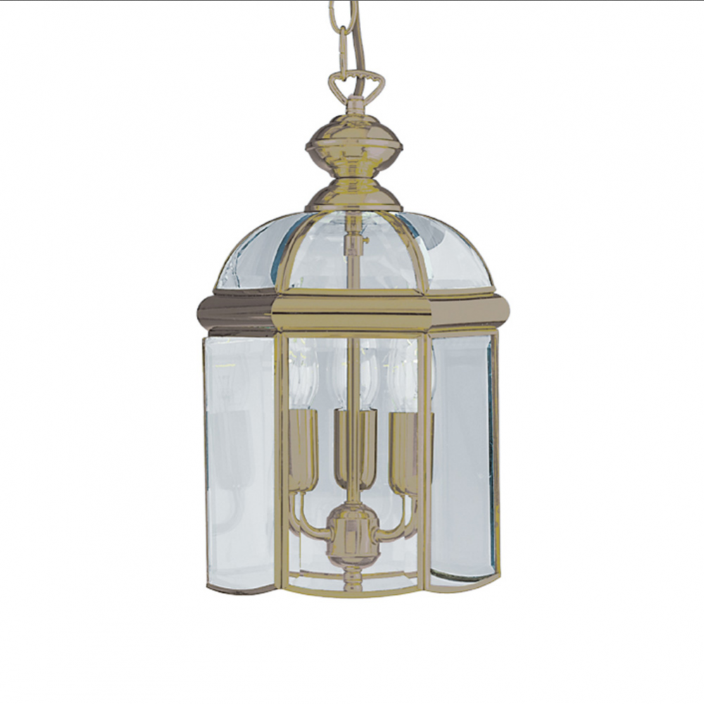 Classic Hanging Ceiling Lantern In Antique Brass Finish 7133AB