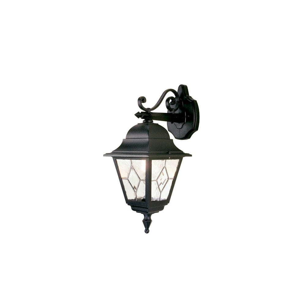 NR2 Norfolk outside traditional black wall light, IP44