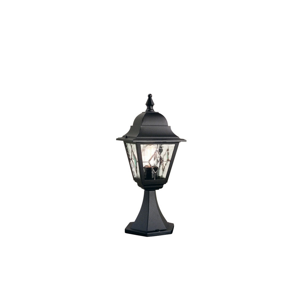 NR3 Norfolk period black pedestal exterior lantern, IP43
