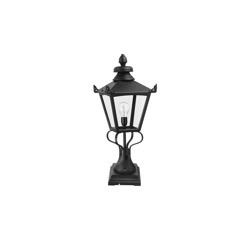 GN1/BLK Grampian pedestal exterior lantern, IP23
