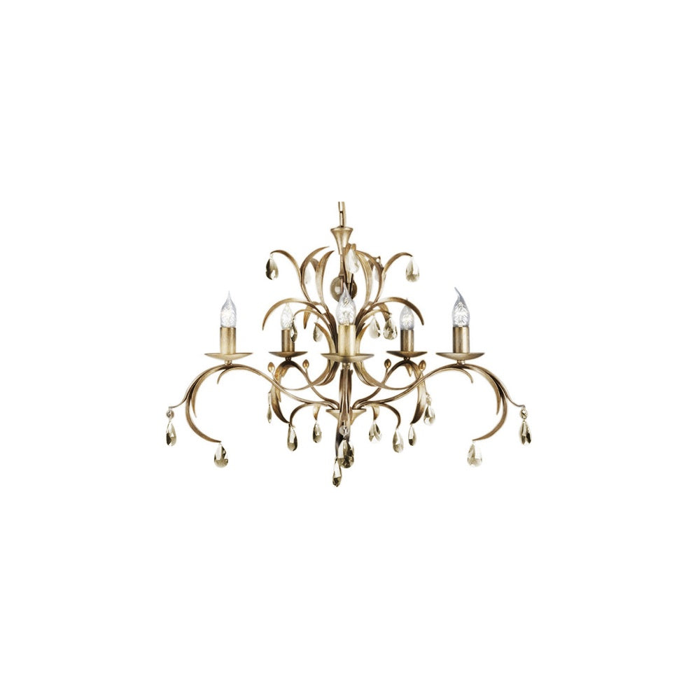 LL5 Lily Five Light Metallic Bronze Ceiling Pendant
