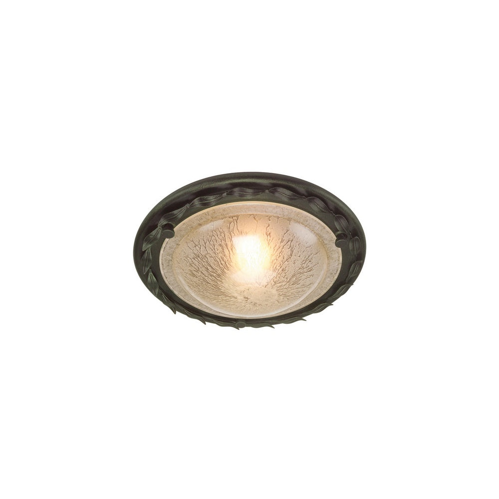 OV/F Olivia black gold flush ceiling light