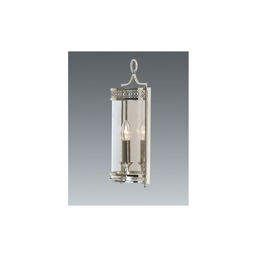GH/WB Guildhall Period Wall Lantern in Polished Nickel