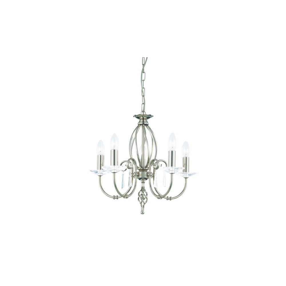 Aegean 5 Light Ceiling Pendant AG5-POL-NICKEL