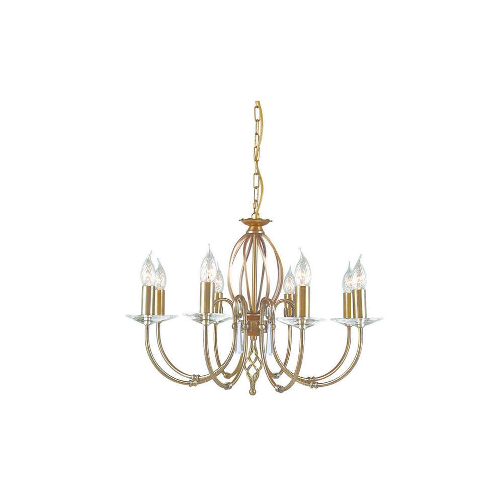 Aegean 8 Light Ceiling Pendant AG8-AGED-BRASS