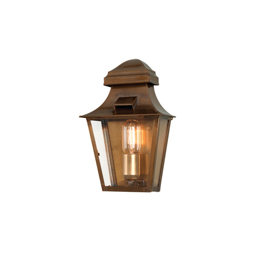 St Pauls Hand Made Outdoor Lantern, Antique Brass