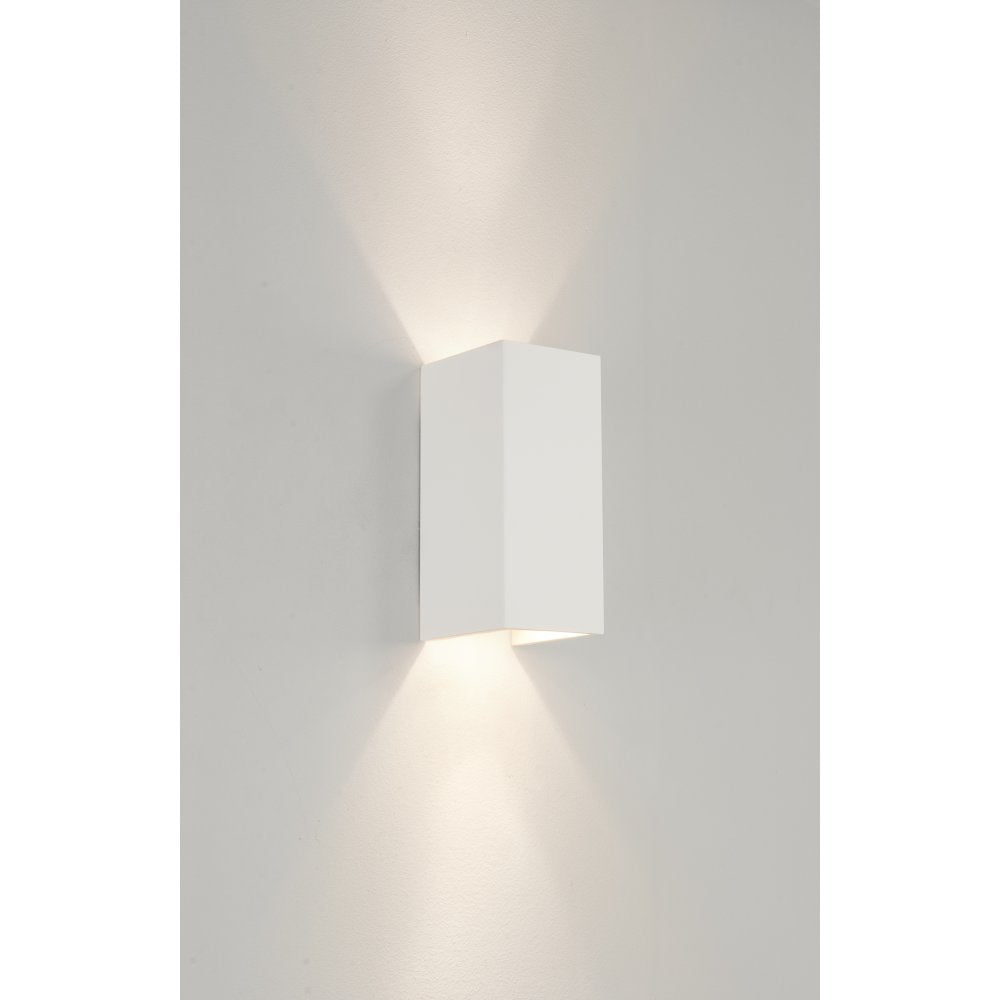 Parma 210 Wall Light In White Plaster Finish 1187003